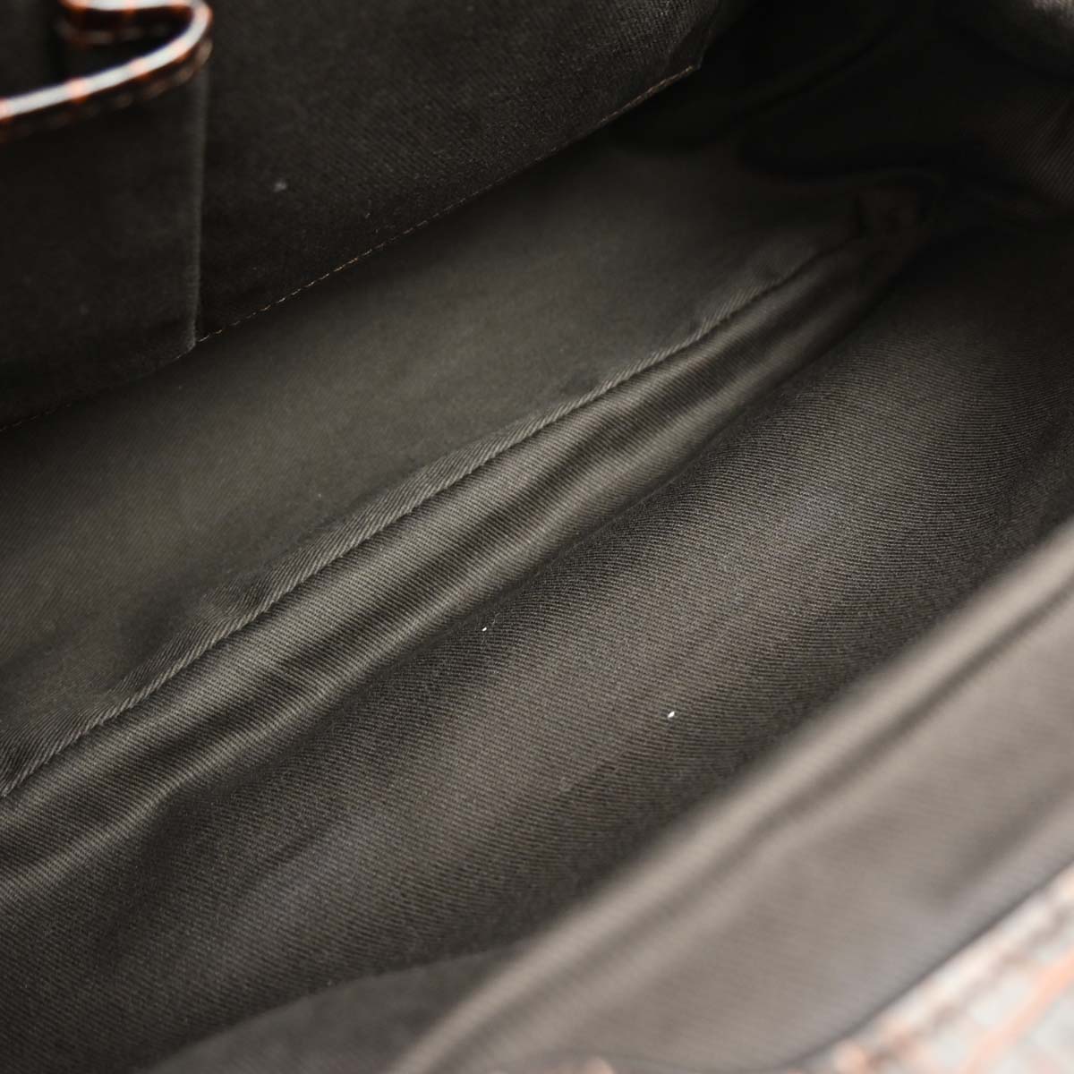 Celine * Brown Canvas Macadam Handbag