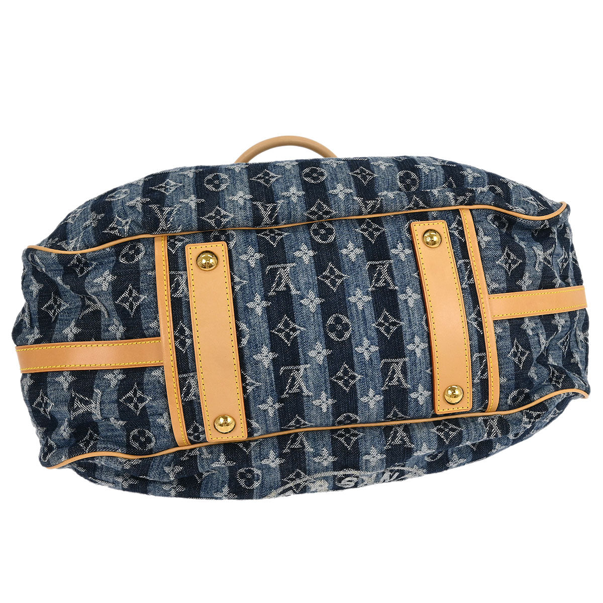 Louis Vuitton Blue Monogram Denim Cabas Raye GM 2way Tote M95336