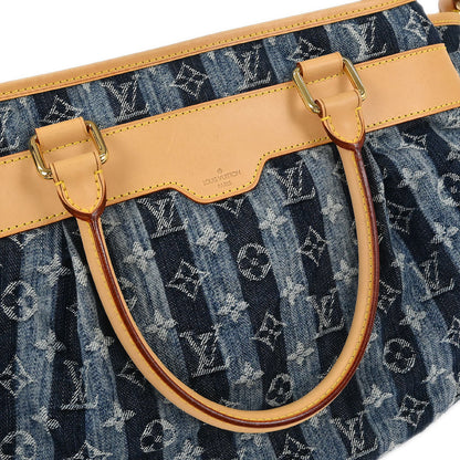Louis Vuitton Blue Monogram Denim Cabas Raye GM 2way Tote M95336