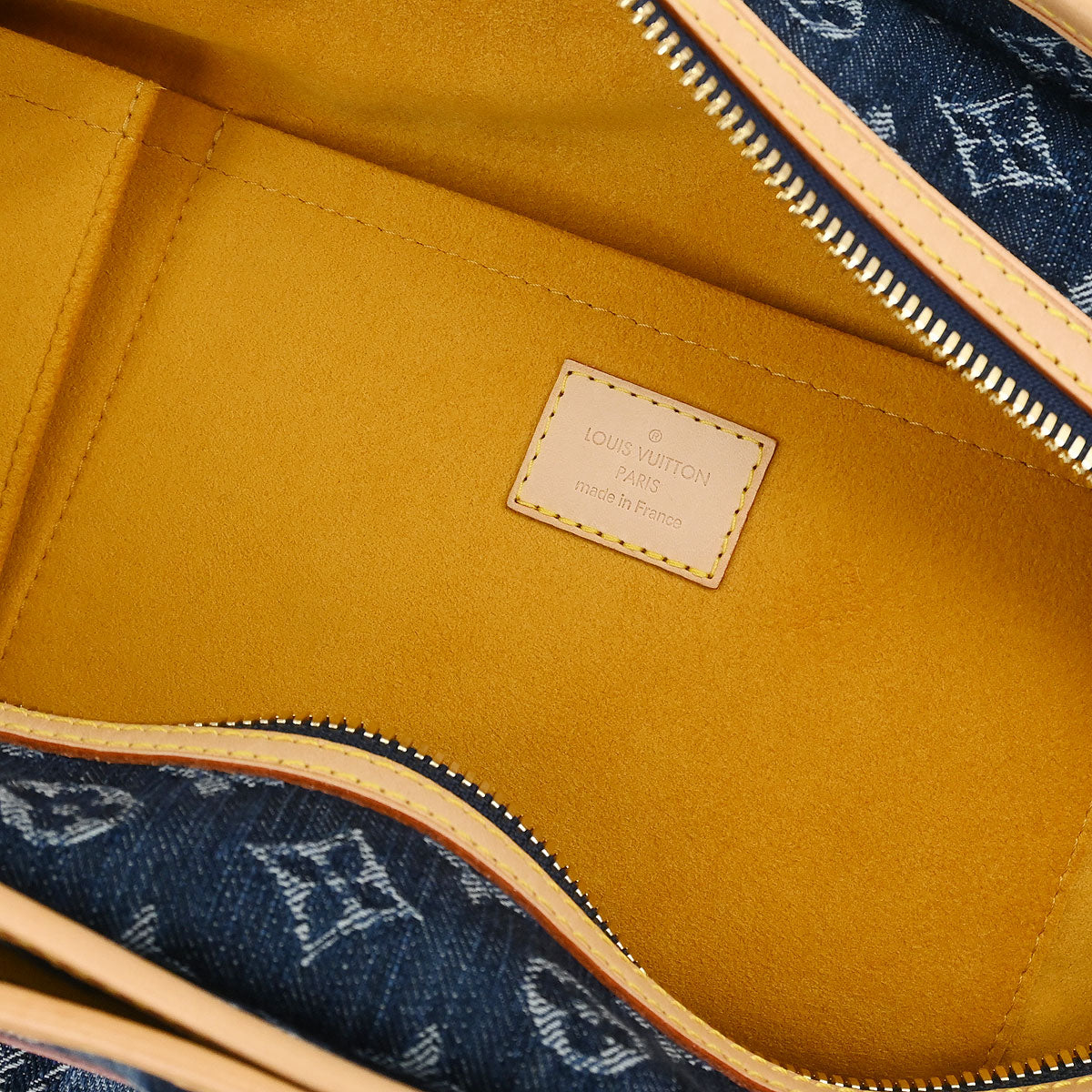 Louis Vuitton Blue Monogram Denim Cabas Raye GM 2way Tote M95336