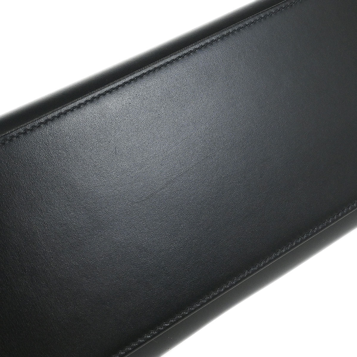 Hermes 2003 Black Box Calf Kelly 32 Sellier 2way Shoulder Handbag