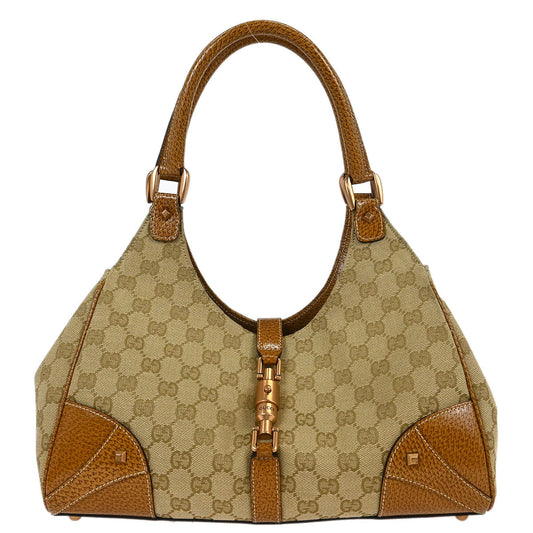 Gucci Beige GG Jackie Handbag