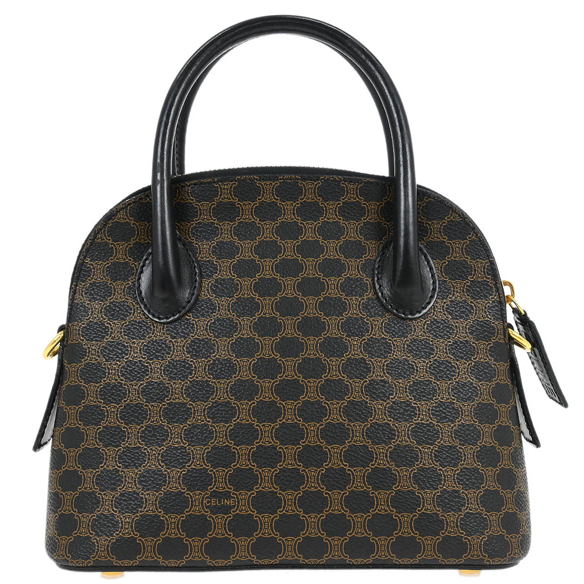 Celine Black Macadam Handbag