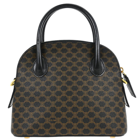 Celine Black Macadam Handbag