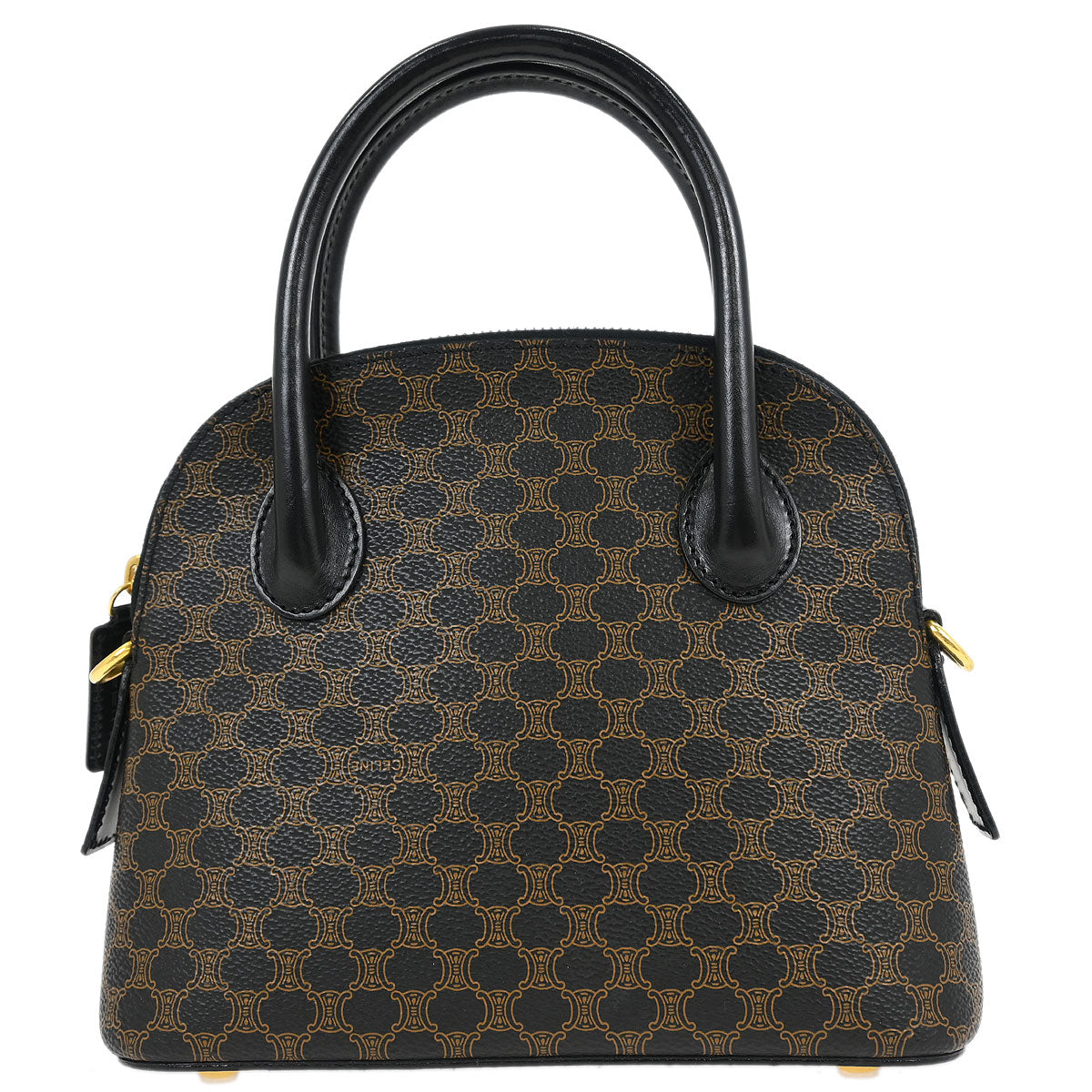 Celine Black Macadam Handbag