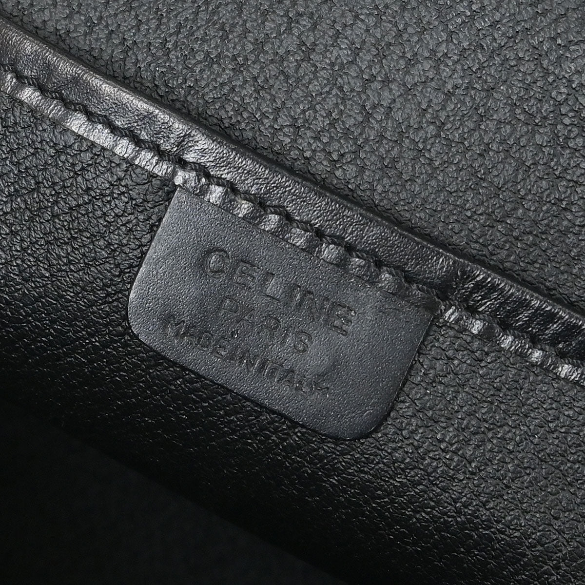 Celine Black Macadam Handbag