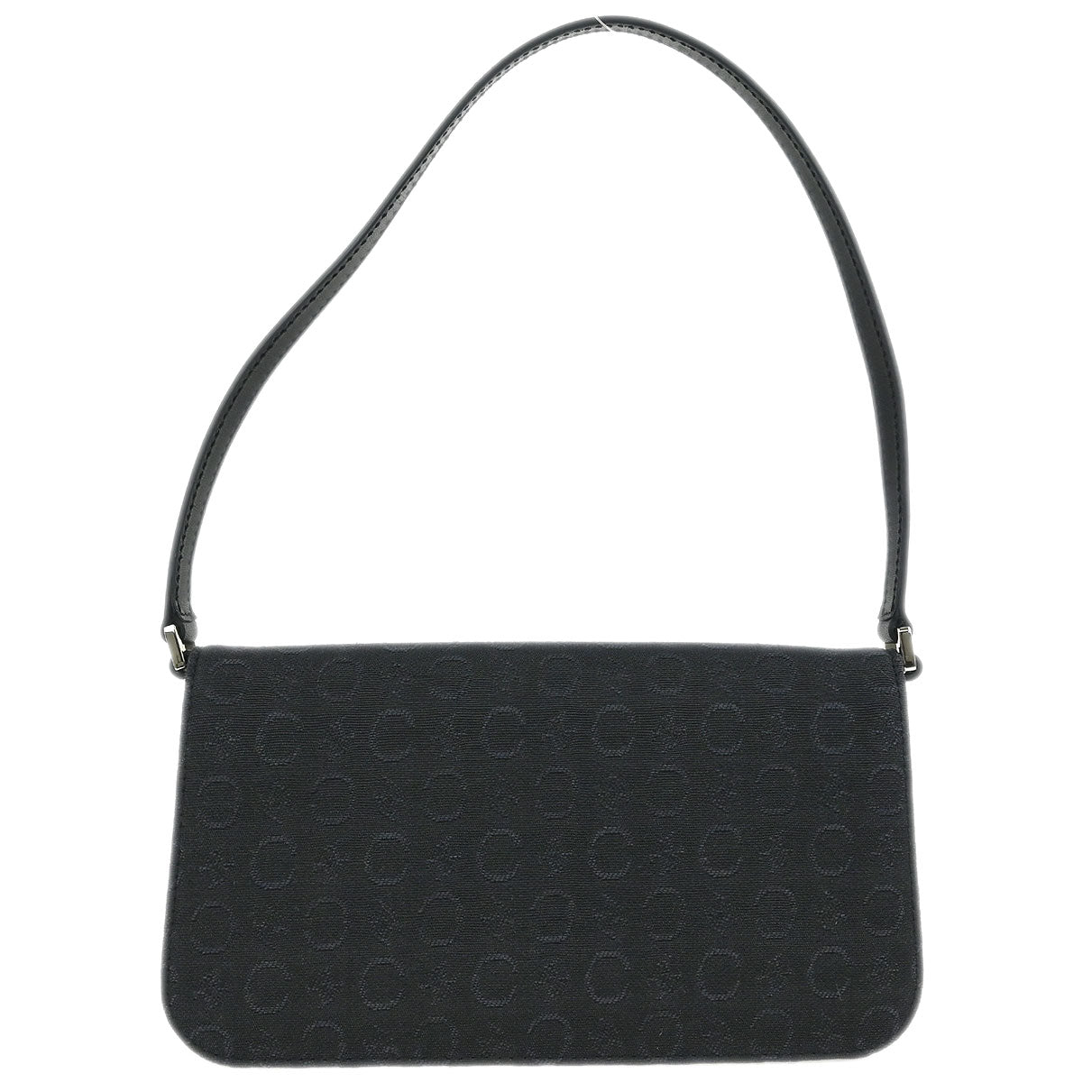 Celine Black C Macadam Handbag