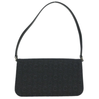 Celine Black C Macadam Handbag