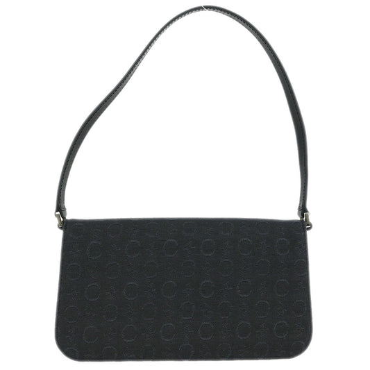 Celine Black C Macadam Handbag