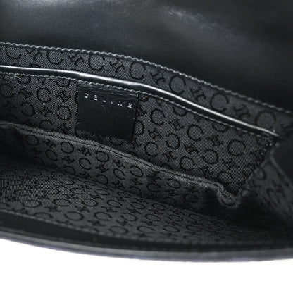 Celine Black C Macadam Handbag