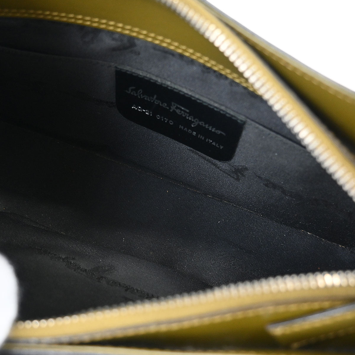 Salvatore Ferragamo Brown Gancini Shoulder Bag