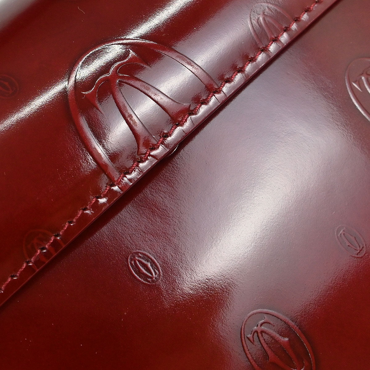 Cartier Bordeaux Happy Birthday Handbag