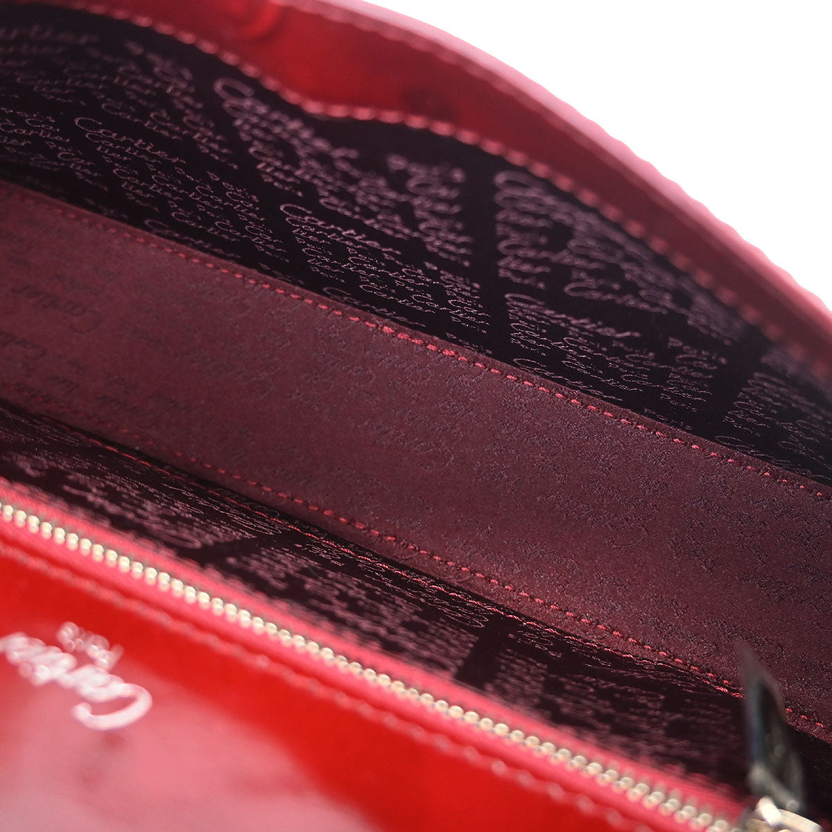 Cartier Bordeaux Happy Birthday Handbag