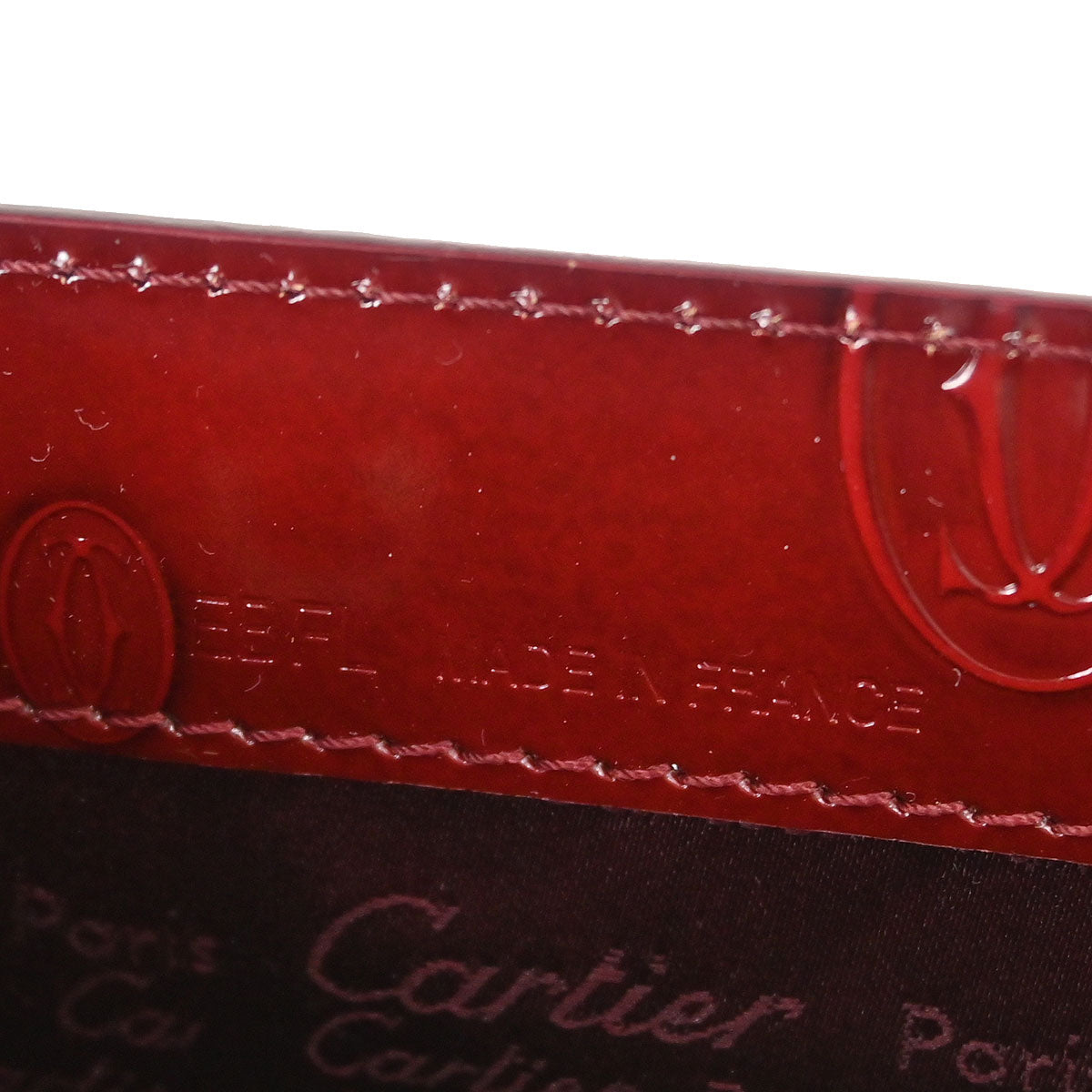 Cartier Bordeaux Happy Birthday Handbag