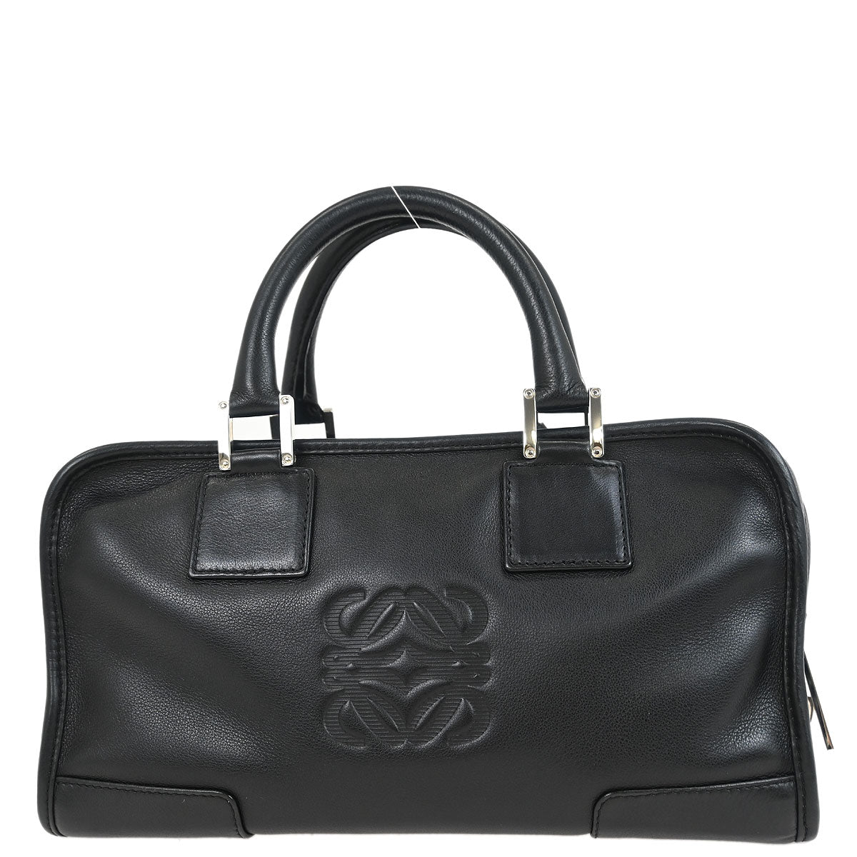 Loewe Black Leather Amazona 28 Handbag