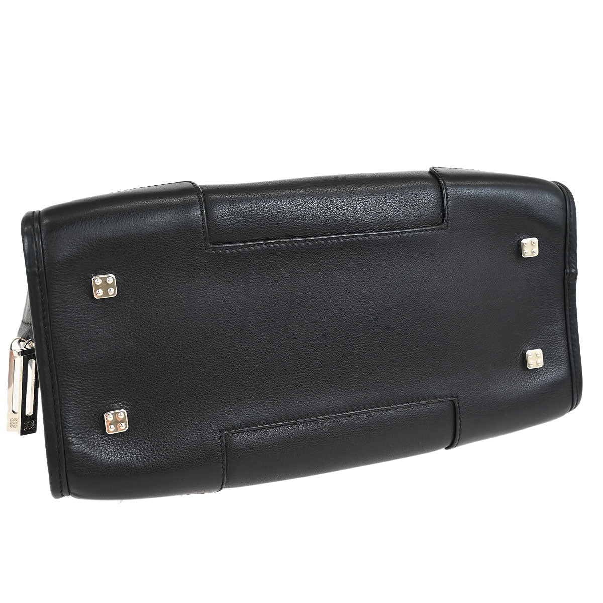 Loewe Black Leather Amazona 28 Handbag