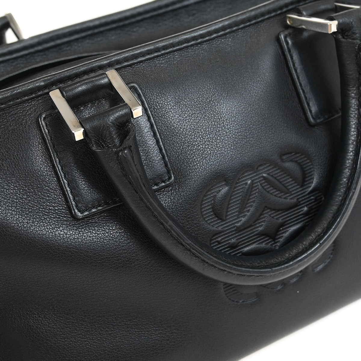 Loewe Black Leather Amazona 28 Handbag