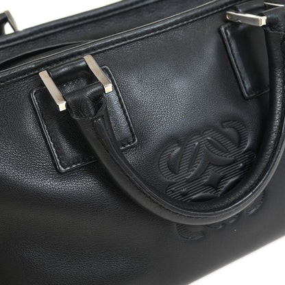 Loewe Black Leather Amazona 28 Handbag