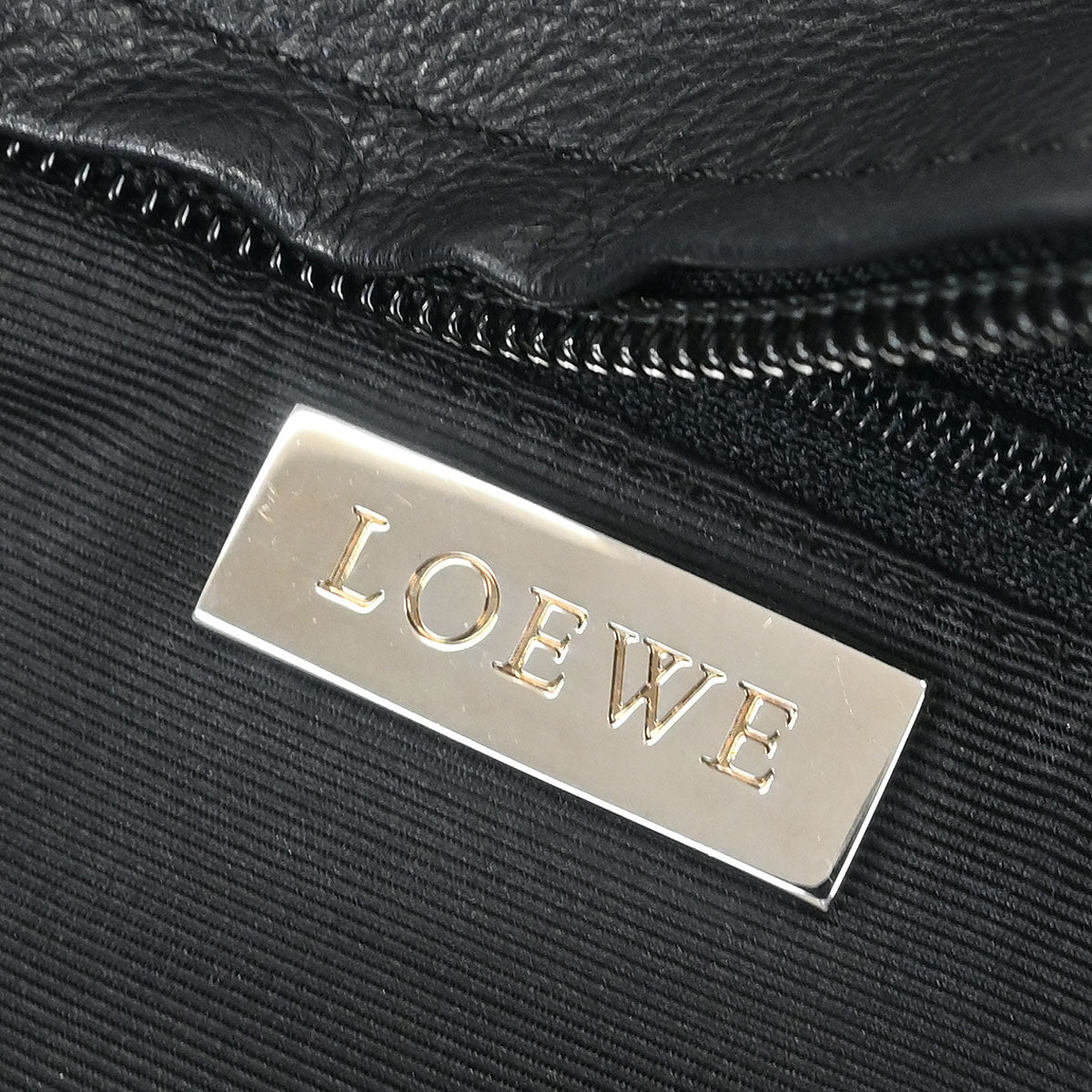 Loewe Black Leather Amazona 28 Handbag