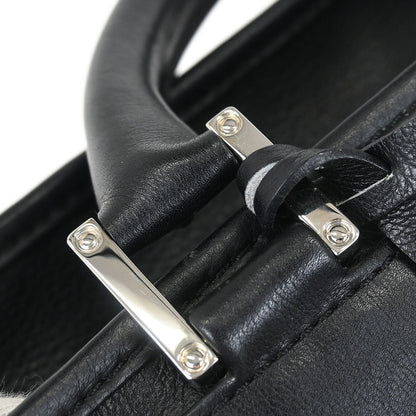 Loewe Black Leather Amazona 28 Handbag