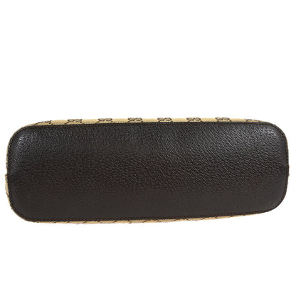 Gucci Brown Beige GG Hobo Handbag