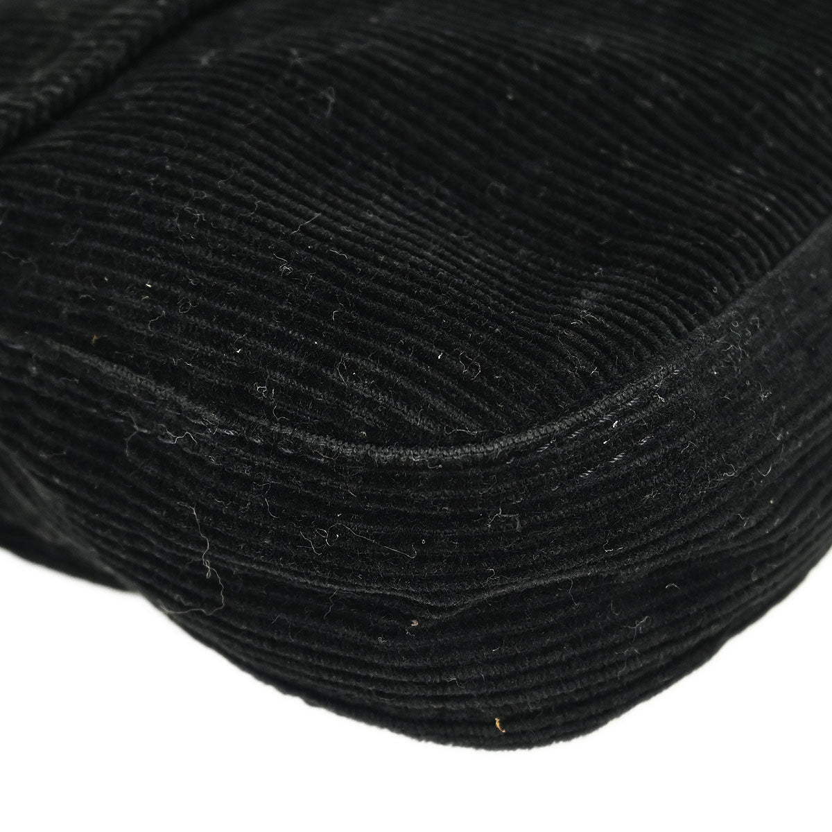 Fendi 2001 Corduroy Baguette Handbag