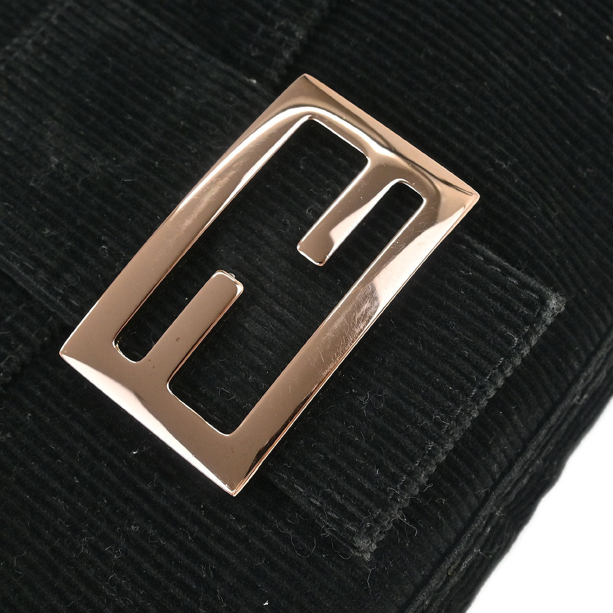 Fendi 2001 Corduroy Baguette Handbag