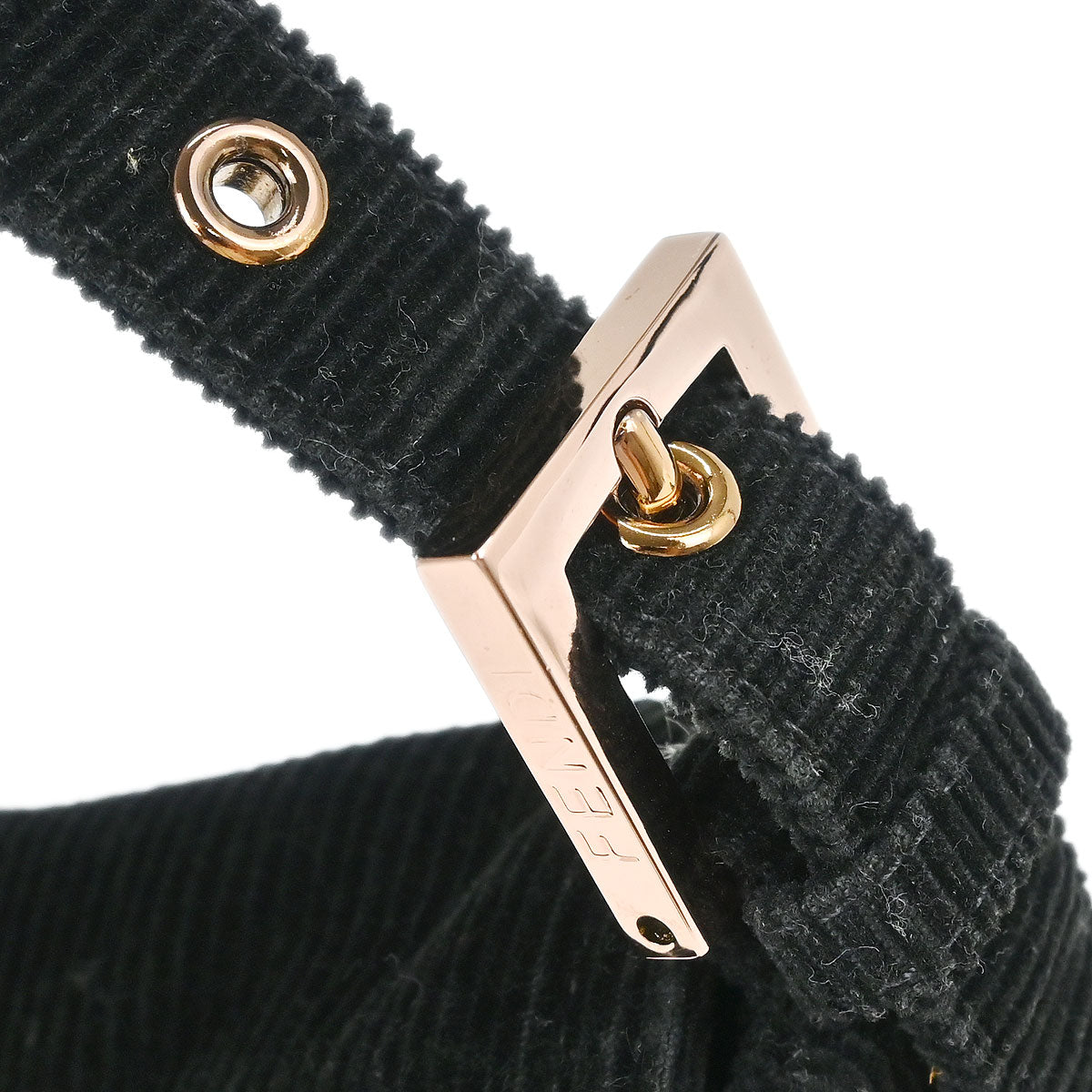 Fendi 2001 Corduroy Baguette Handbag