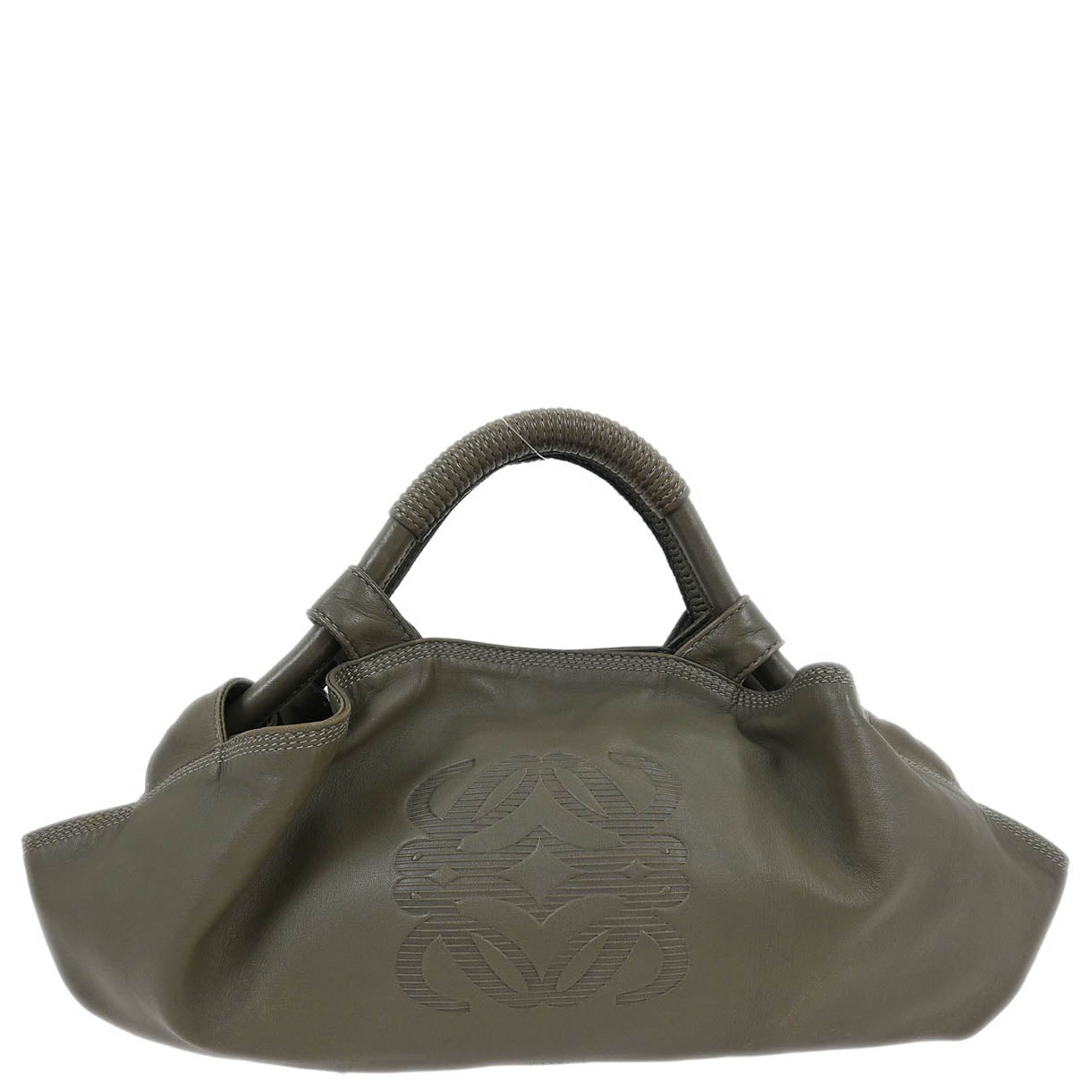 Loewe Gray Lambskin Nappa Aire Tote Bag