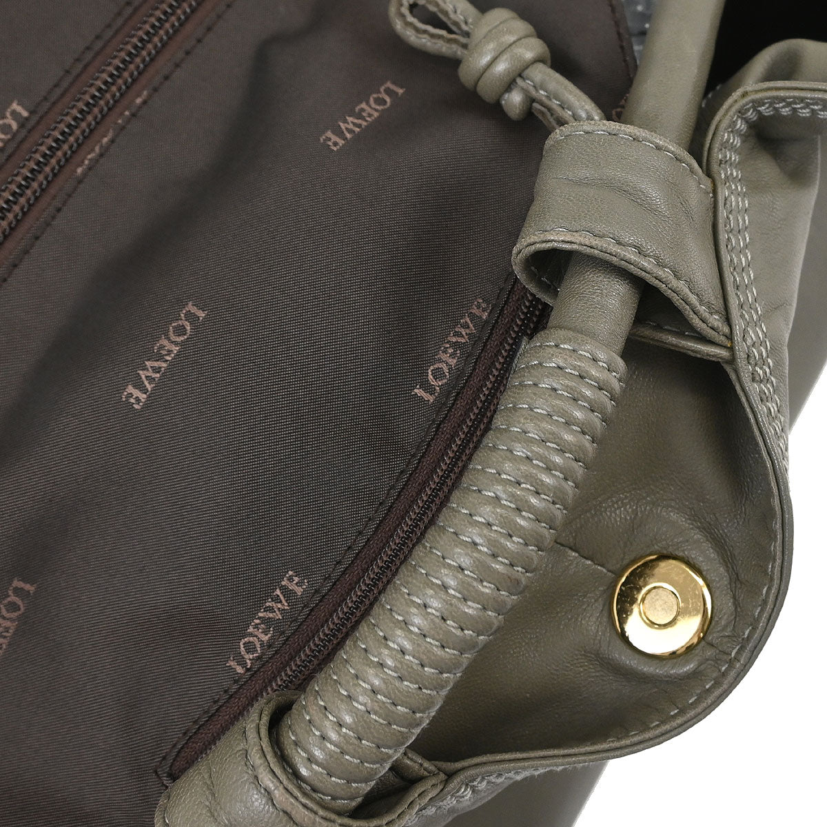 Loewe Gray Lambskin Nappa Aire Tote Bag