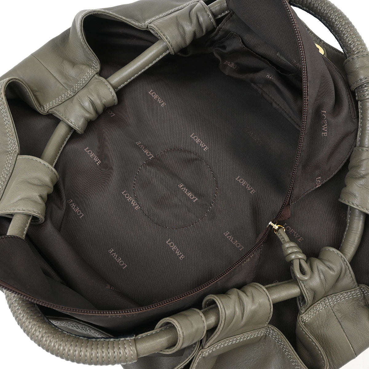 Loewe Gray Lambskin Nappa Aire Tote Bag