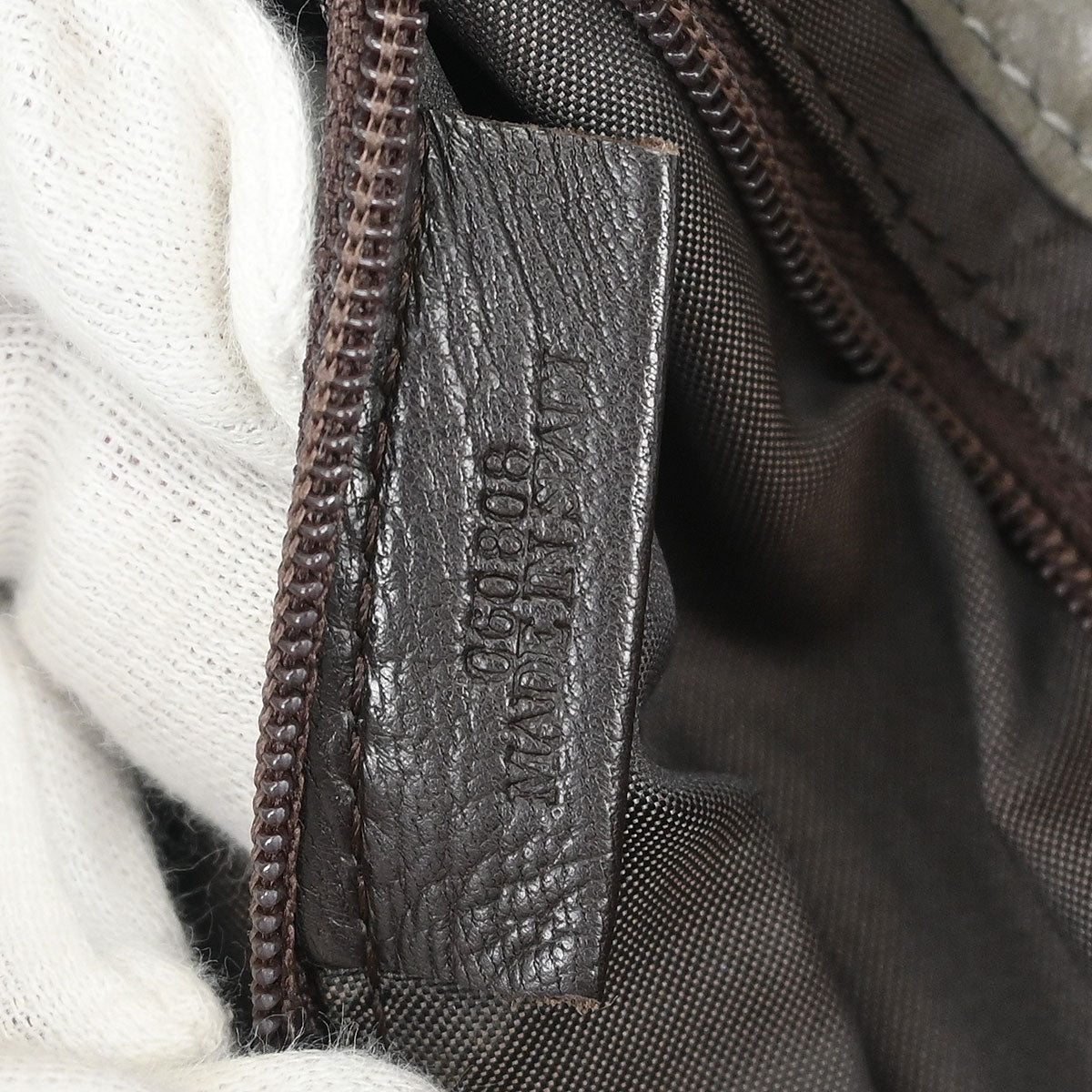 Loewe Gray Lambskin Nappa Aire Tote Bag