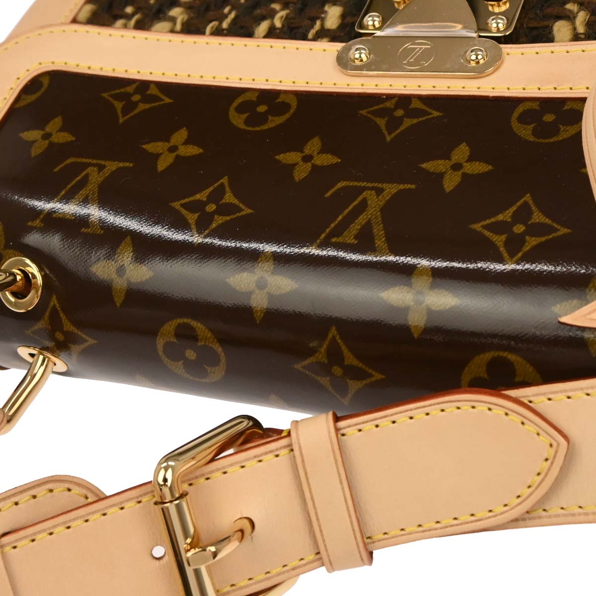 Louis Vuitton Tweed PVC Monogram Tweedy Handbag M92820