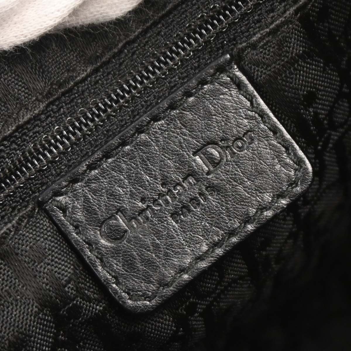 Christian Dior 2004 Leather Bowling Bag