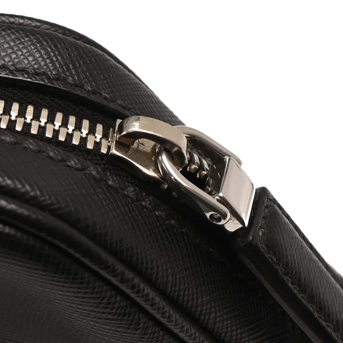 Prada Black Leather Briefcase 2way Shoulder Handbag