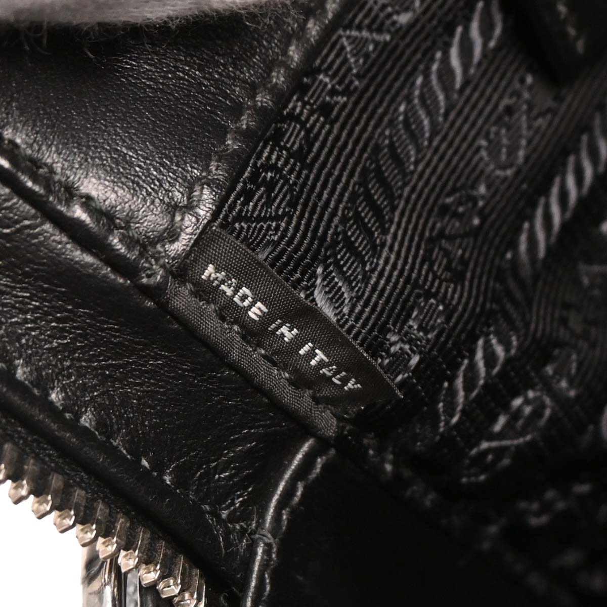 Prada Black Leather Briefcase 2way Shoulder Handbag