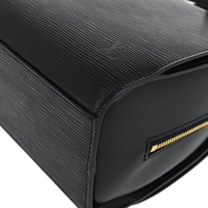 Louis Vuitton Black Epi Pont Neuf Handbag M52052