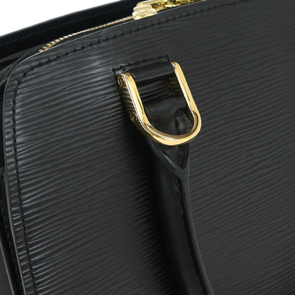 Louis Vuitton Black Epi Pont Neuf Handbag M52052