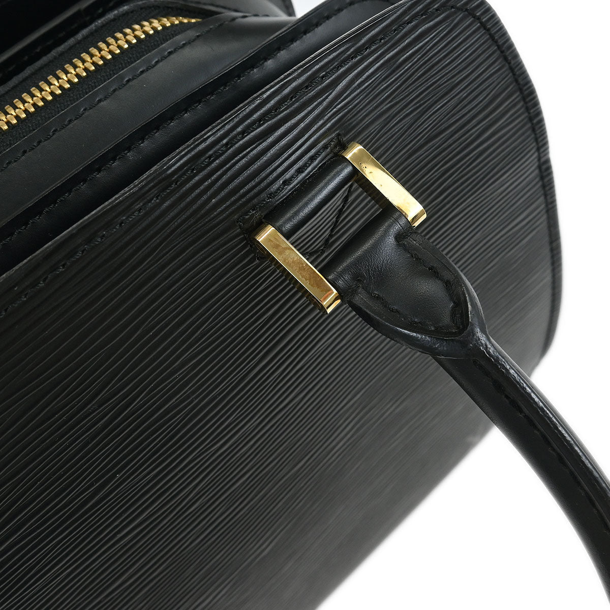 Louis Vuitton Black Epi Pont Neuf Handbag M52052