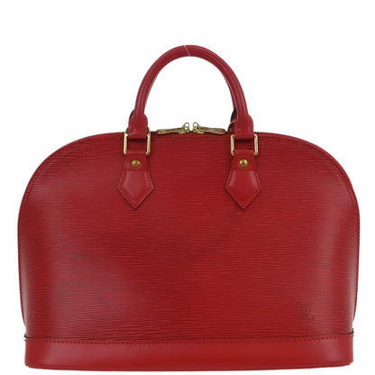 Louis Vuitton Red Epi Alma Handbag M52147