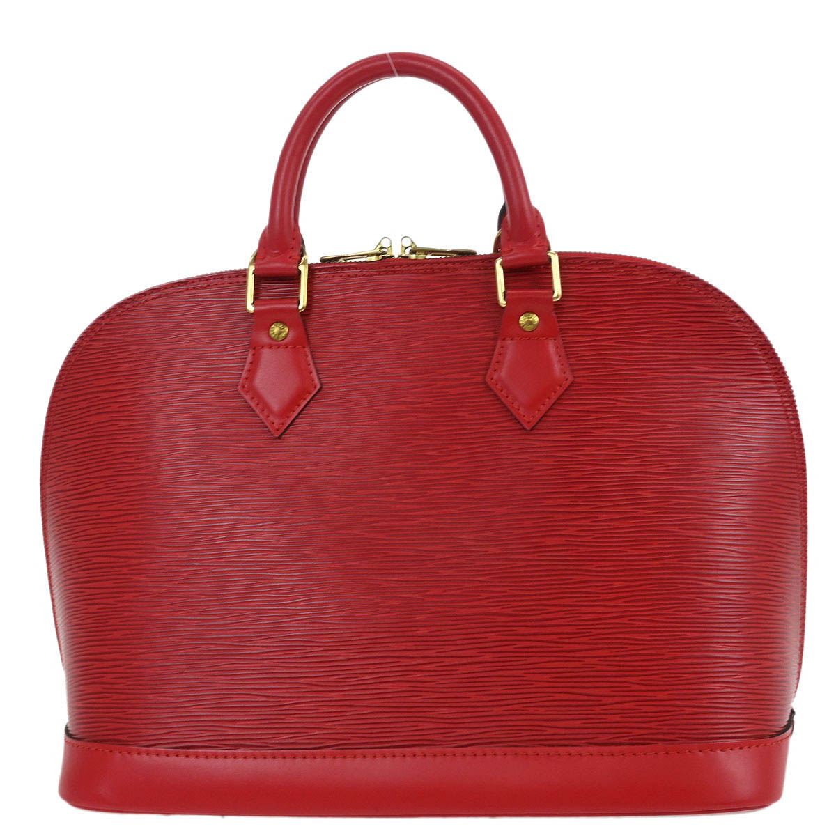 Louis Vuitton Red Epi Alma Handbag M52147
