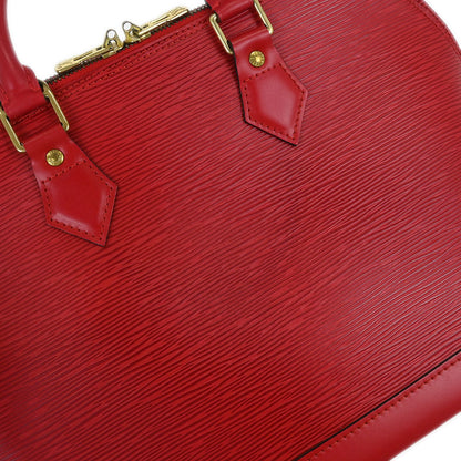 Louis Vuitton Red Epi Alma Handbag M52147