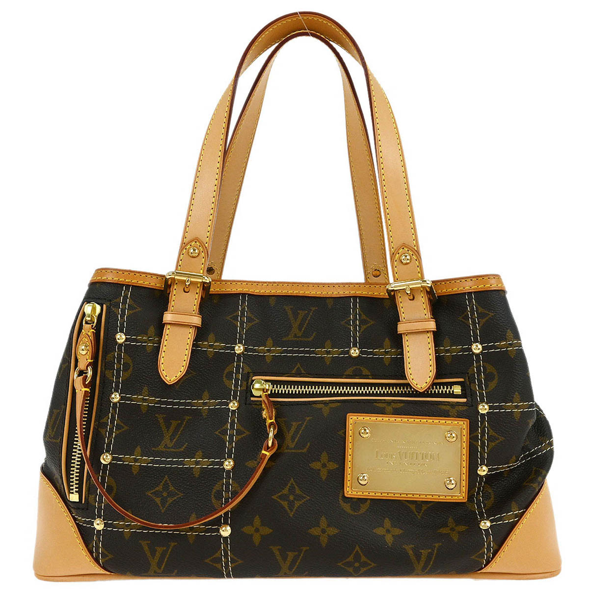 Louis Vuitton Monogram Riveting Handbag M40140