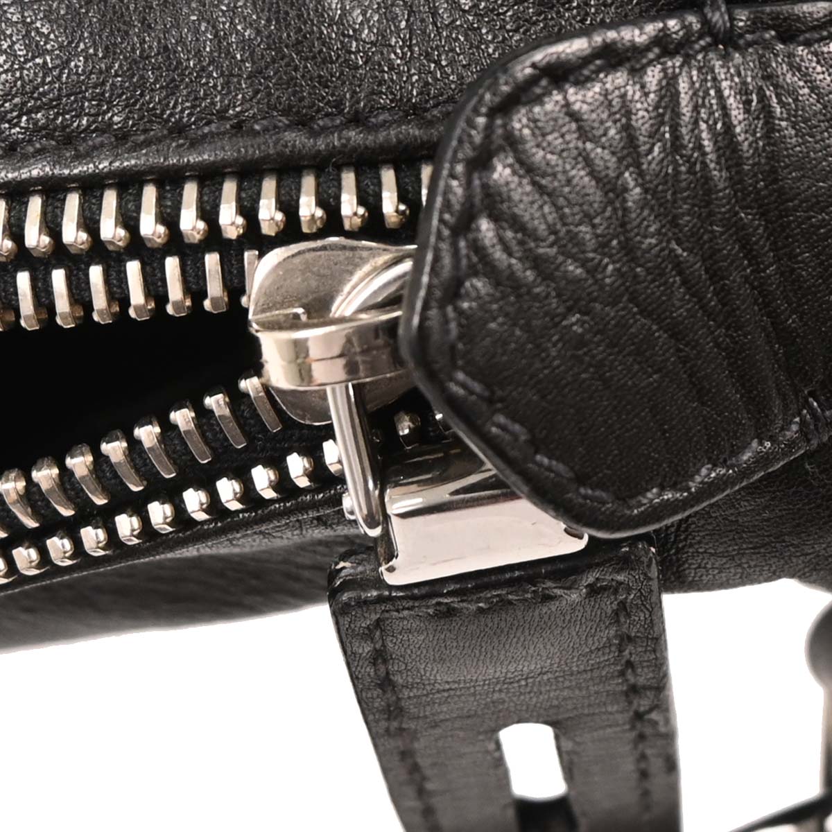 Prada Black Leather Duffle 2way Shoulder Handbag