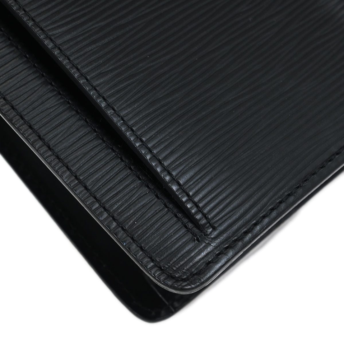 Louis Vuitton 2007 Black Epi Pochette Sellier Dragonne Clutch M52762