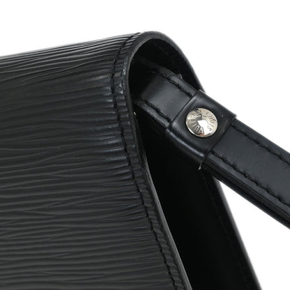 Louis Vuitton 2007 Black Epi Pochette Sellier Dragonne Clutch M52762
