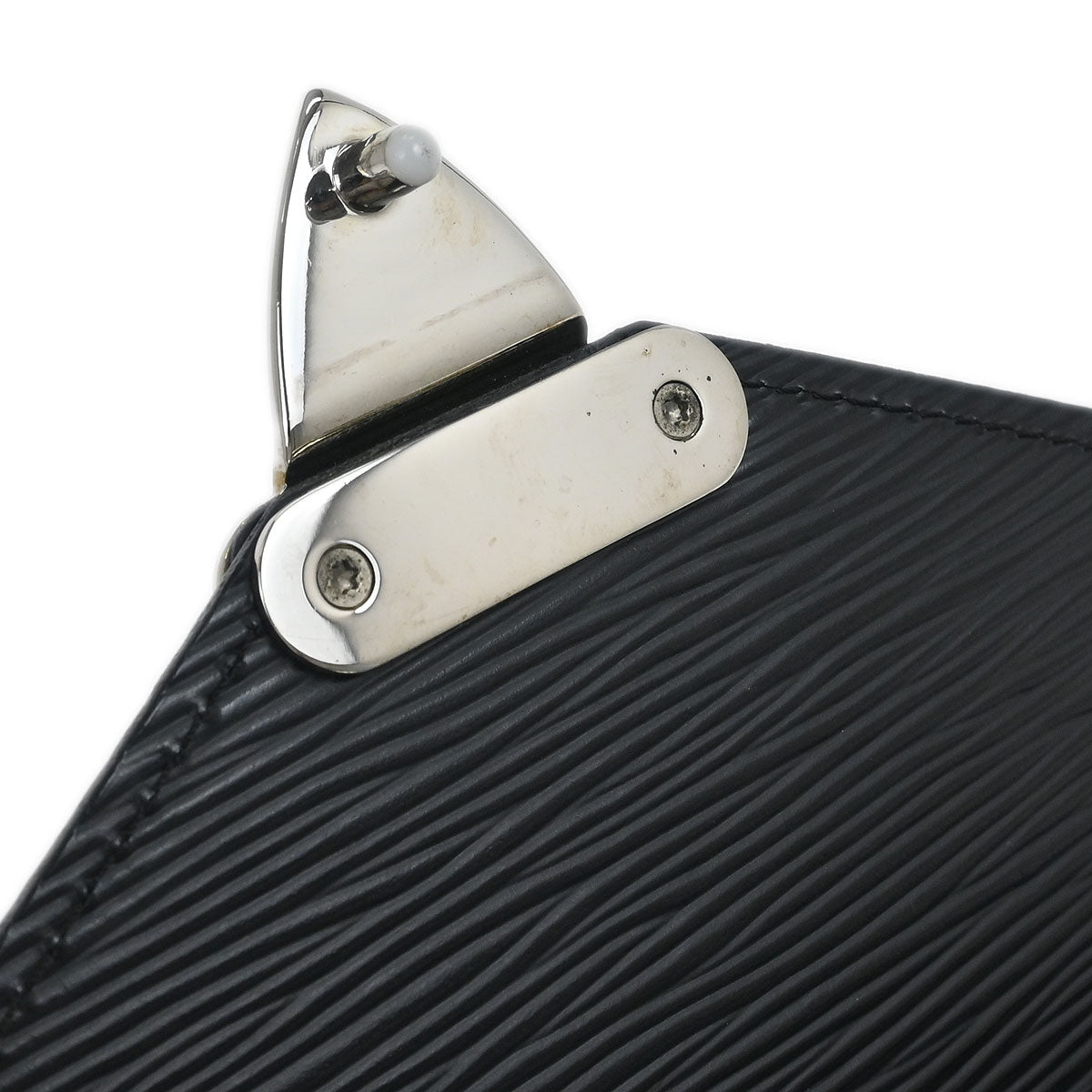 Louis Vuitton 2007 Black Epi Pochette Sellier Dragonne Clutch M52762