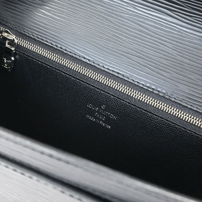 Louis Vuitton 2007 Black Epi Pochette Sellier Dragonne Clutch M52762