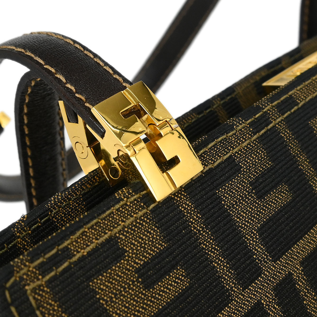 Fendi Brown Zucca Handbag