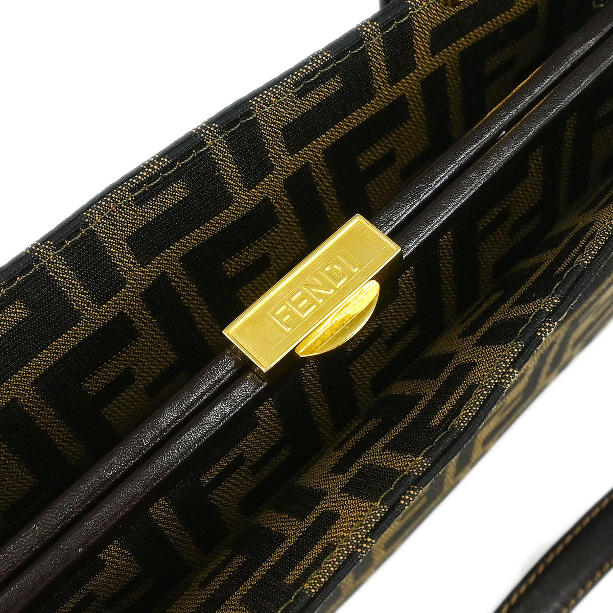 Fendi Brown Zucca Handbag